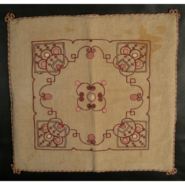 Almohadón Modernista, Reino Unido, c. 1870-1900; 58 x 55 cm #C0301