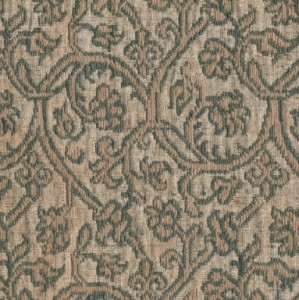 Brocatel de lises y palmetas anilladas en dos piezas 96 x 20 cm y 115 x 20 cm #C.19.01